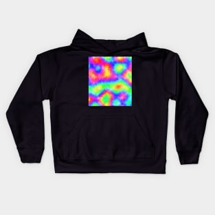 Under The Rainbow - Psychedelic Digital Art Kids Hoodie